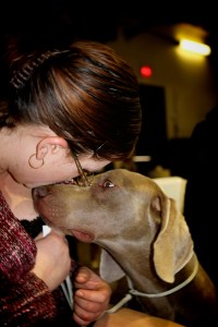 Sako and Lindsay (getting ready to steal a kiss)
