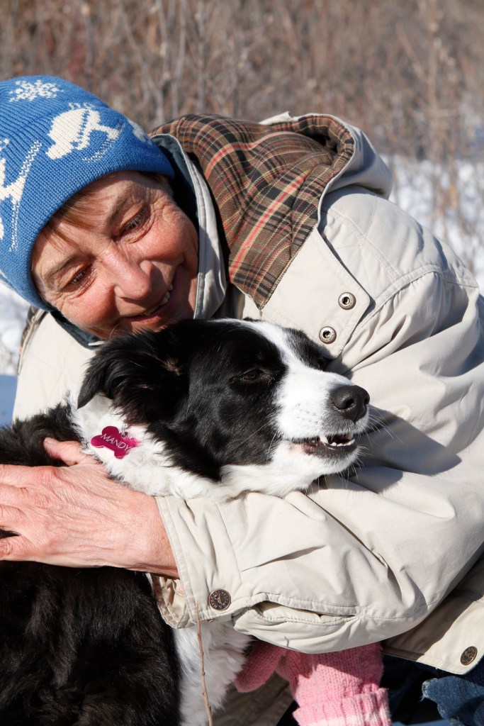 Mandy-the-border-collie-and-her-person-Irene