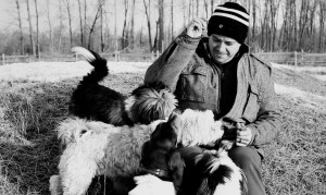 Poor Jeff being MAULED for cookies!